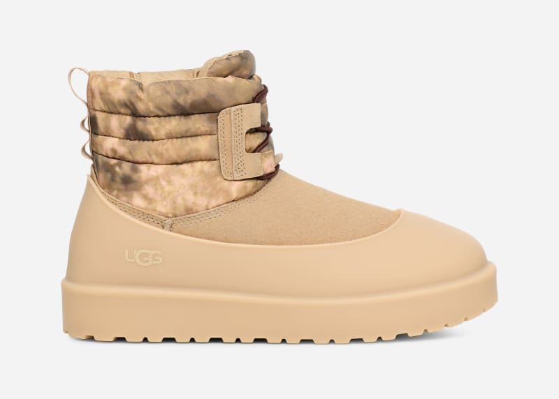 UGG® Classic Mini Lace WEA Smokescreen Boot in Brown, Size 8, Leather UGG® Classic Mini Lace WEA Smokescreen Boot in Brown, Size 8, Leather