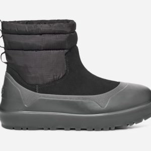 UGG® Classic Mini Mod Boot in Black, Size 9, Leather