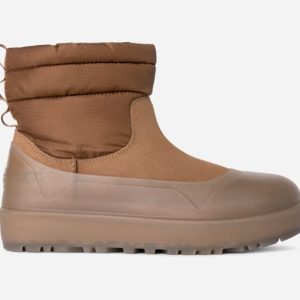 UGG® Classic Mini Mod Boot in Brown, Size 6, Leather