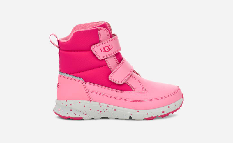 UGG® Dannie Weather Boot in Sachet Pink/Berry, Size 5, Leather