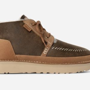UGG® Neumel Crafted Regenerate Boot in Brown, Size 12, Suede