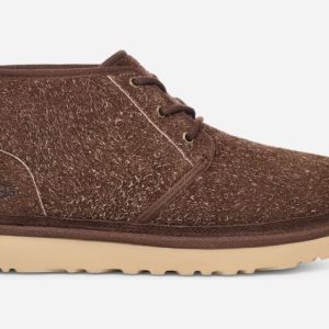 UGG® Neumel Shaggy Suede Boot in Brown, Size 6, Leather