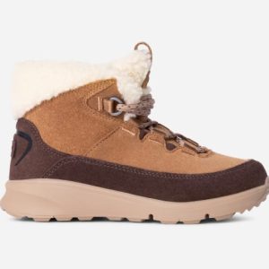 UGG® TerreTrail Cozy Lace Boot in Brown, Size 13, Leather