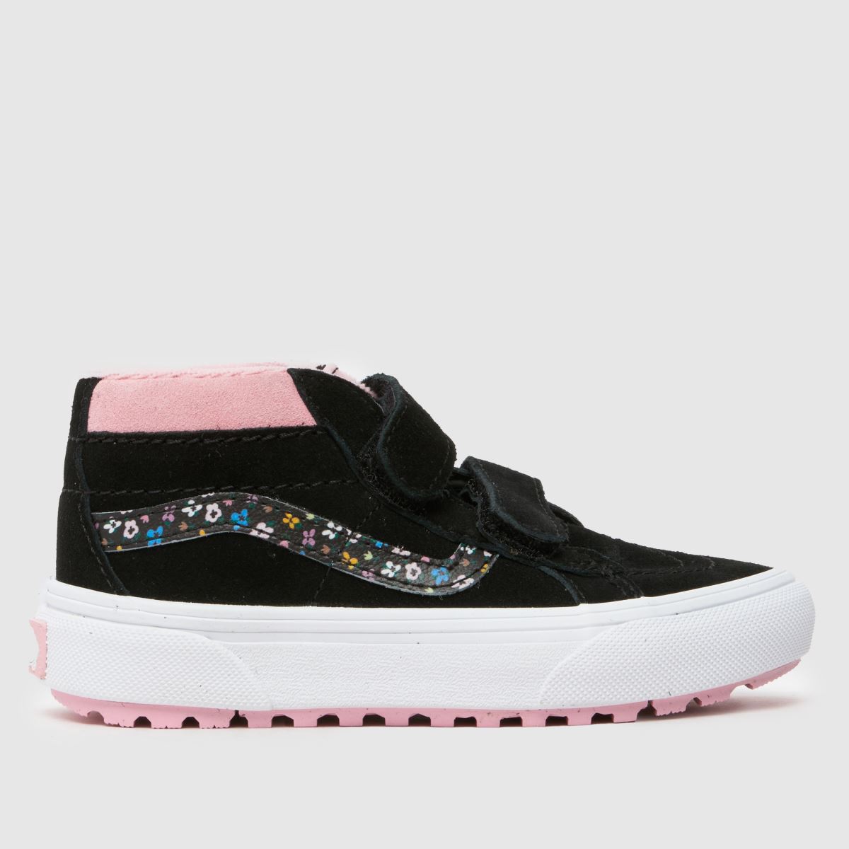 Vans black multi mte sk8-mid reissue v Girls Junior trainers