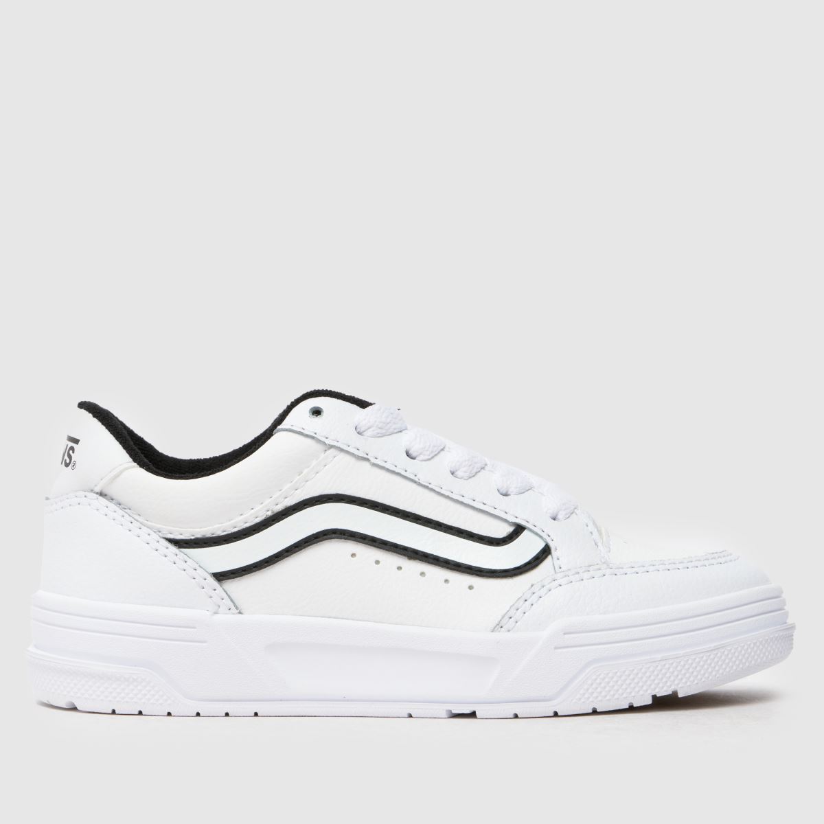 Vans white & black hylane Junior trainers
