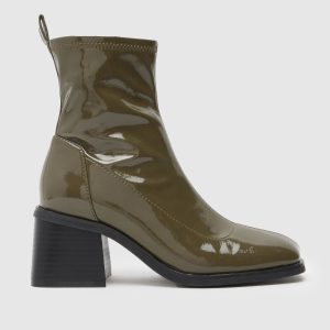 schuh briony ankle boots in khaki