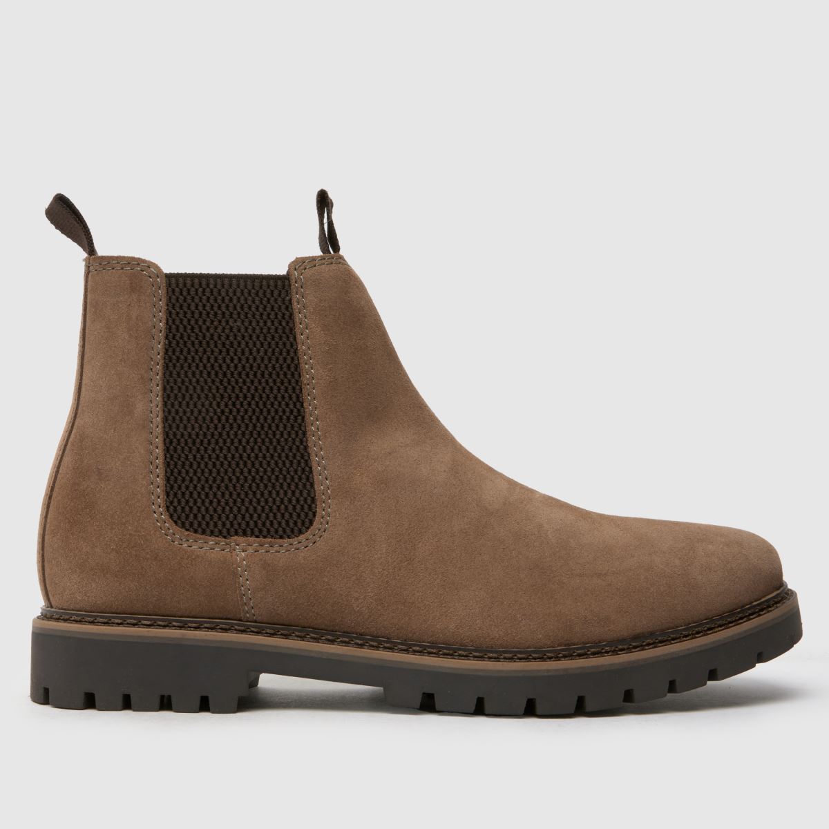 schuh dawson suede chelsea boots in grey