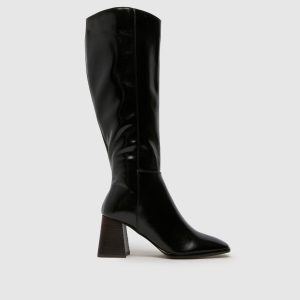 schuh dova knee high boots in black