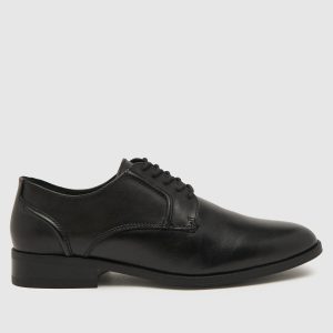 schuh reilly leather lace shoes in black