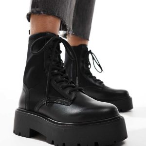 ALDO Talaleryn Chunky Laced Ankle Boot-Black