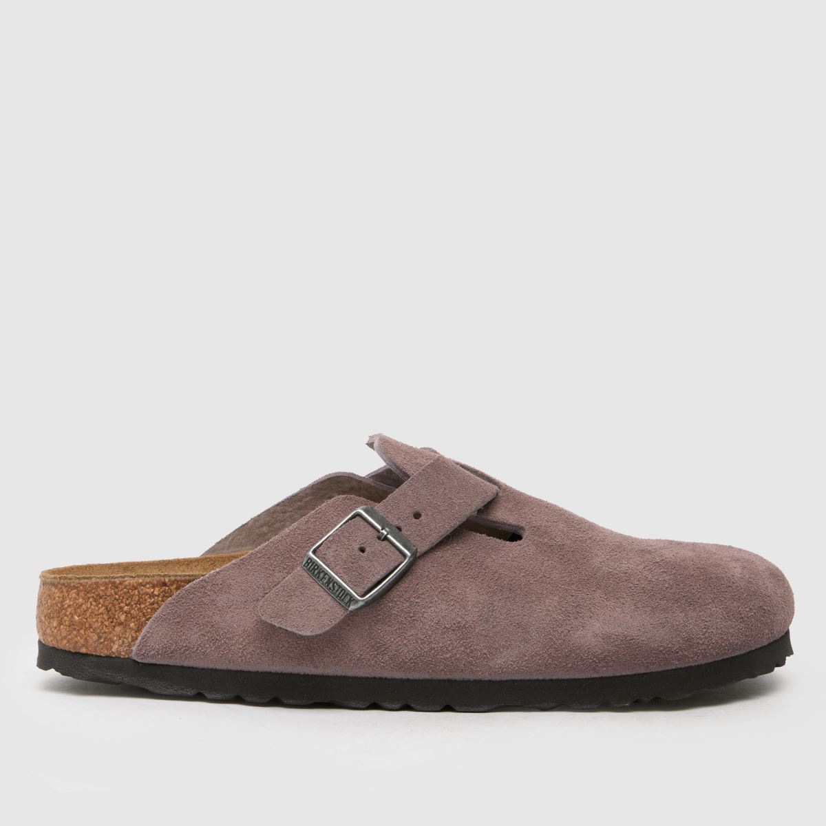 BIRKENSTOCK boston narrow fit clog sandals in lilac