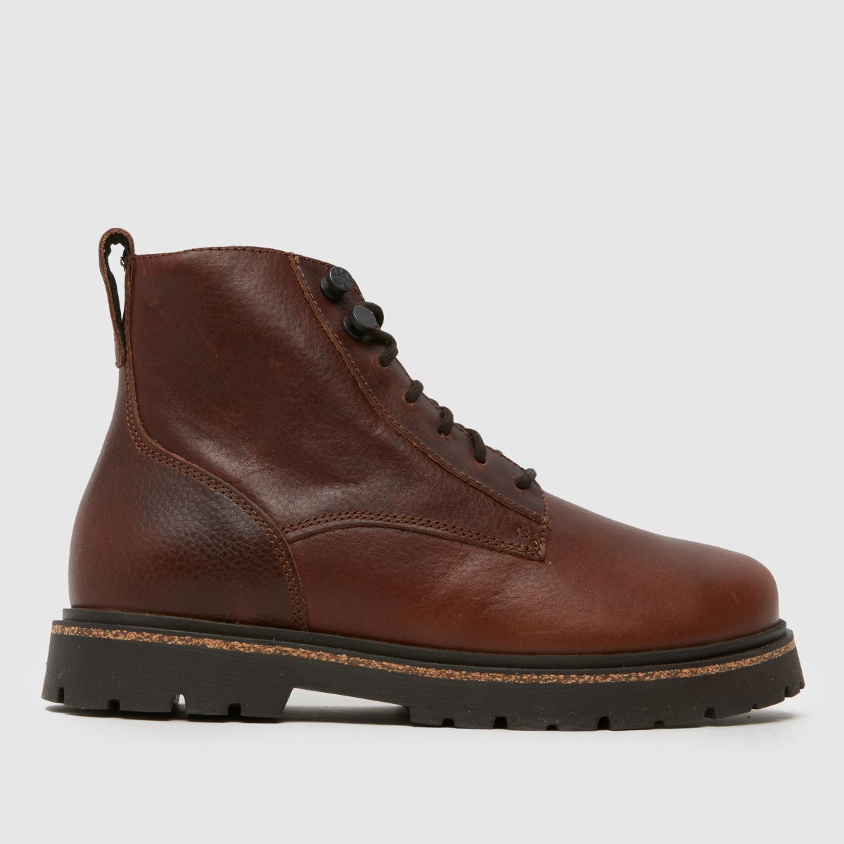 BIRKENSTOCK highwood lace boots in dark brown