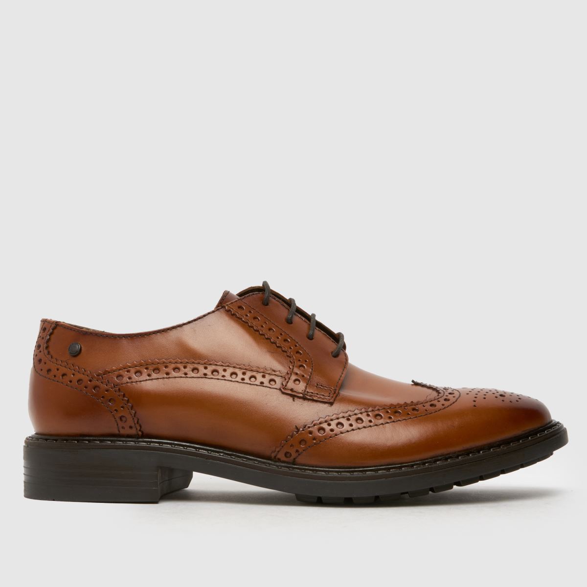 Base London anson brogue shoes in tan