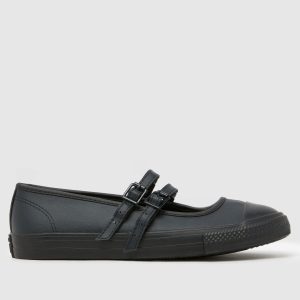 Converse all star dainty mary jane trainers in black