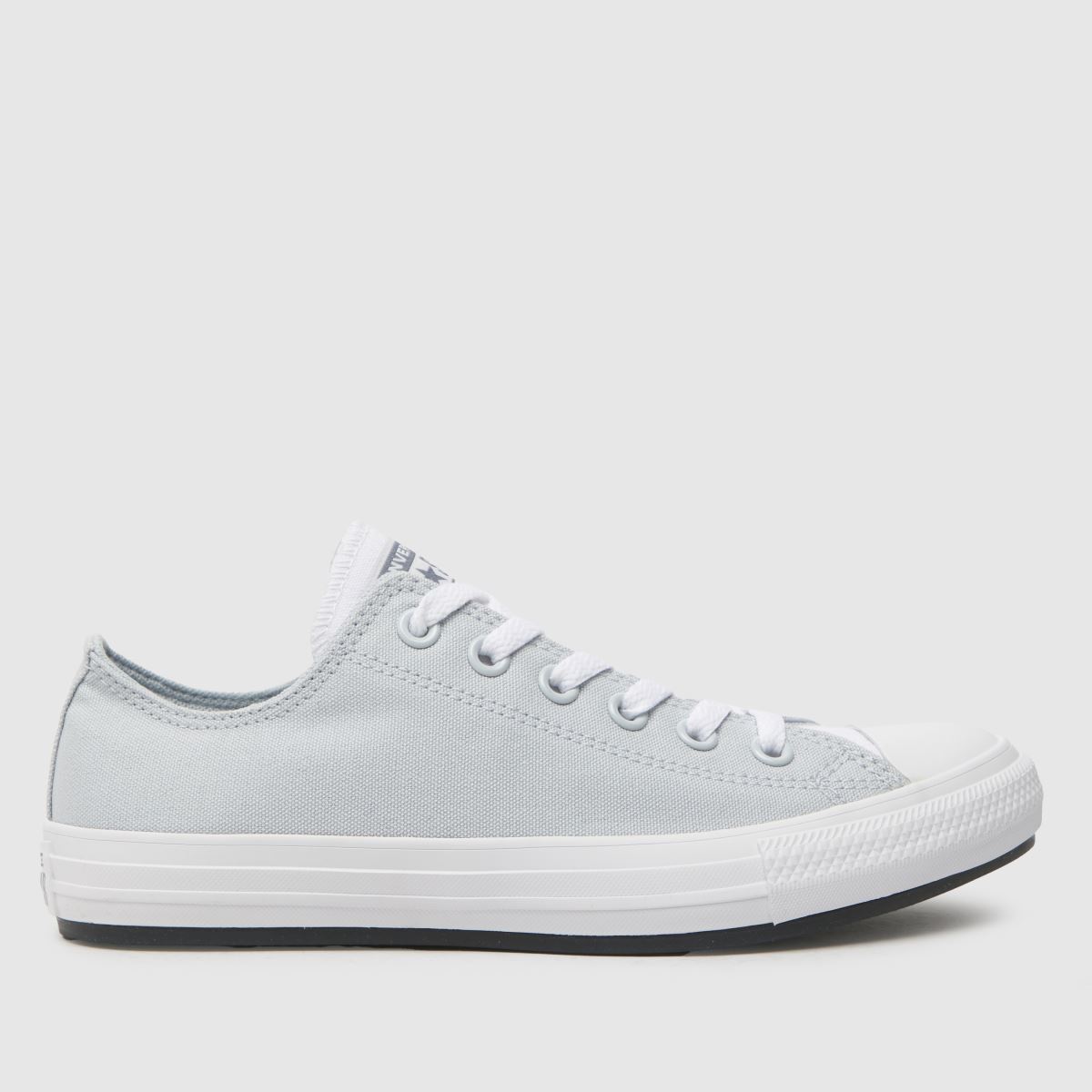 Converse all star ox trainers in light grey