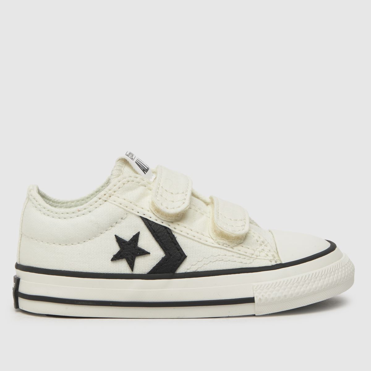 Converse white & black star player 76 v Boys Toddler trainers Converse white & black star player 76 v Boys Toddler trainers