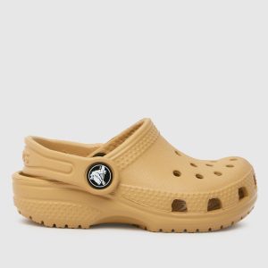 Crocs tan classic clog Toddler sandals