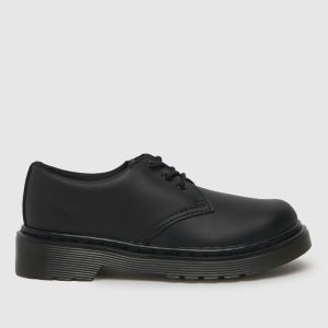 Dr Martens black 1461 mono Junior shoes