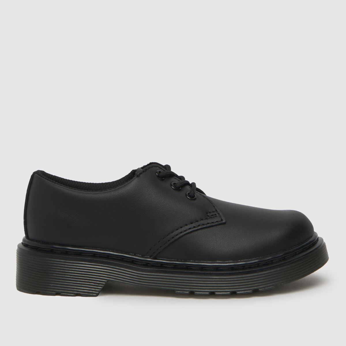 Dr Martens black 1461 mono Junior shoes