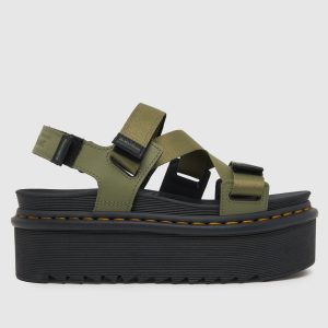 Dr Martens kimber sandals in khaki