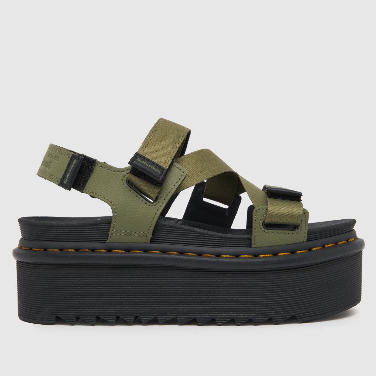 Dr Martens kimber sandals in khaki