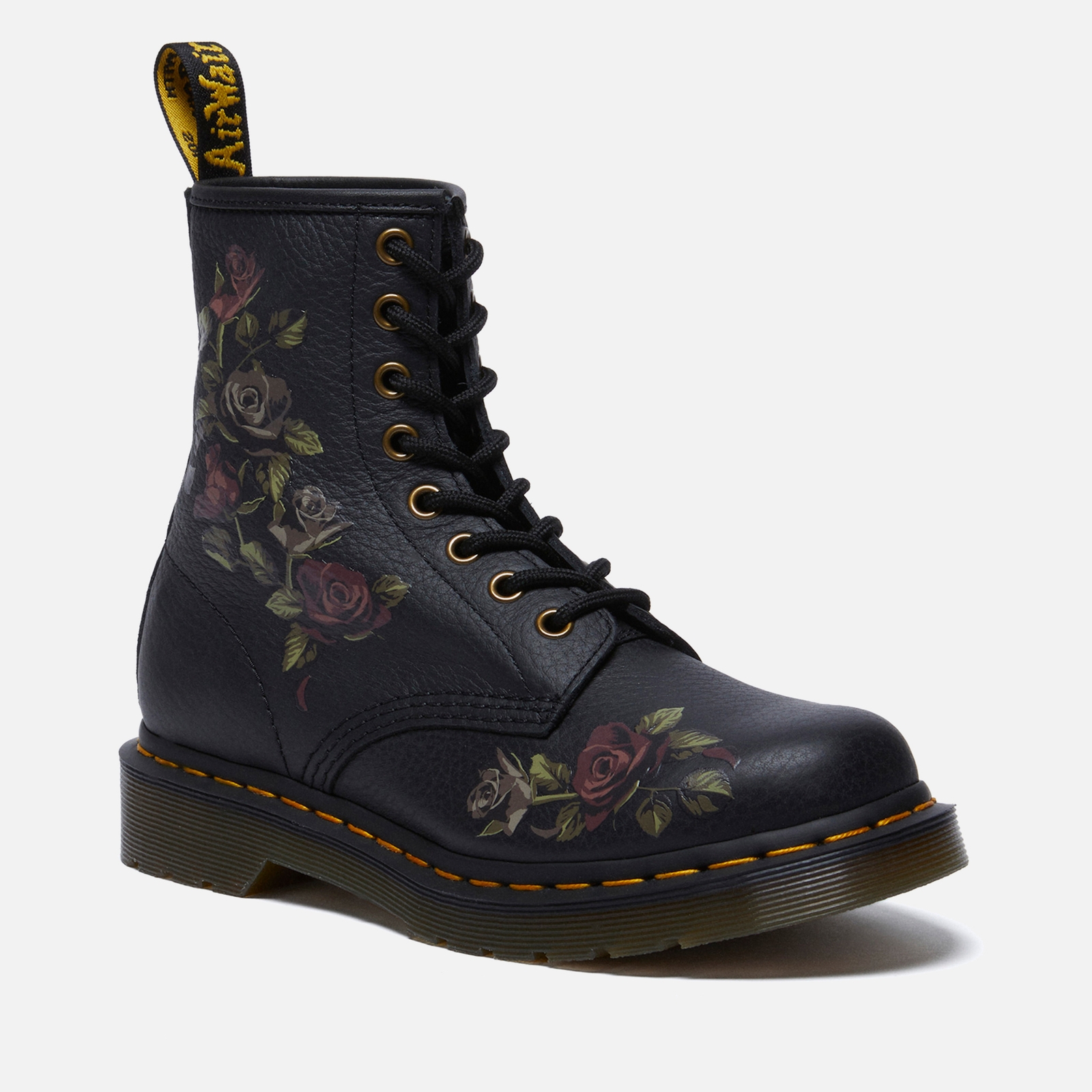 Dr. Martens Women's 1460 Decayed Roses Leather Boots - UK 3