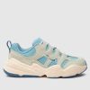 Nike tech hera trainers in pale blue