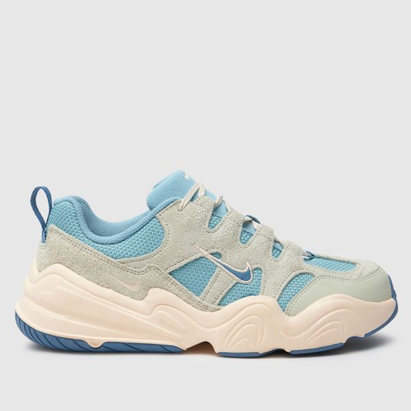 Nike tech hera trainers in pale blue