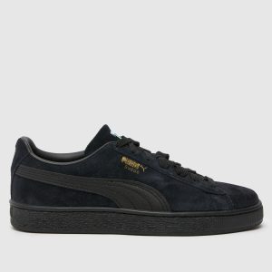PUMA suede classic trainers in black