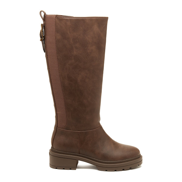 Rocket Dog Index Brown Tall Boot