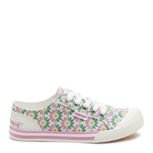 Rocket Dog Jazzin Pastel Floral Trainers