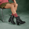 Timberland - Allington Heights Mid Zip Up Boot for Women in Black, Woman, Black, Size: 7