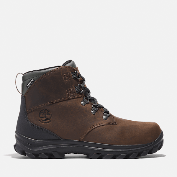 Timberland - Chillberg Mid Lace-Up Waterproof Snow Boot for Men in Dark Brown, Man, Brown, Size: 7.5