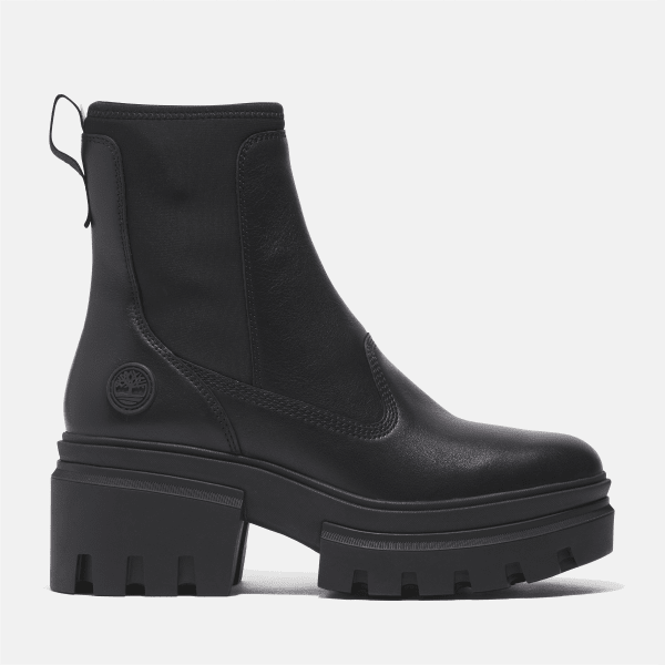 Timberland - Everleigh Mid Chelsea Boot for Women in Black, Woman, Black, Size: 3.5