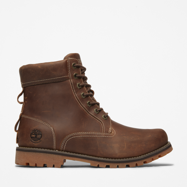 Timberland - Rugged Mid Lace-Up Waterproof Boot for Men in Light Brown, Man, Brown, Size: 7.5