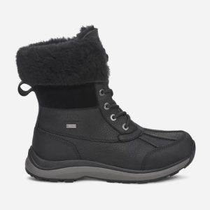 UGG® Adirondack III Boot for Women in Black, Size 3, Leather