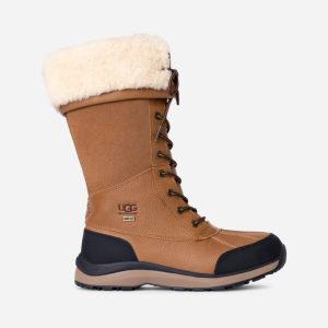 UGG® Adirondack III Tall Boot for Women in Brown, Size 3, Leather