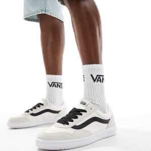 Vans Cruze Too trainers in cream and black-White