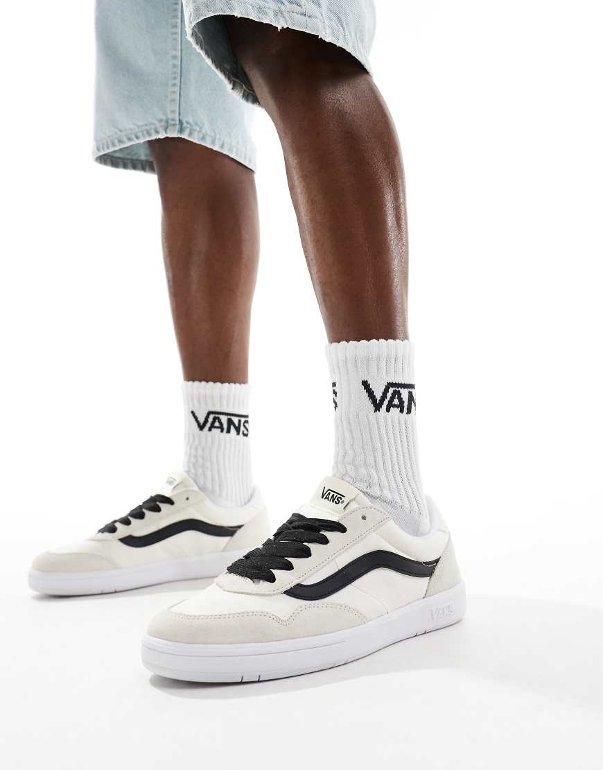 Vans Cruze Too trainers in cream and black-White