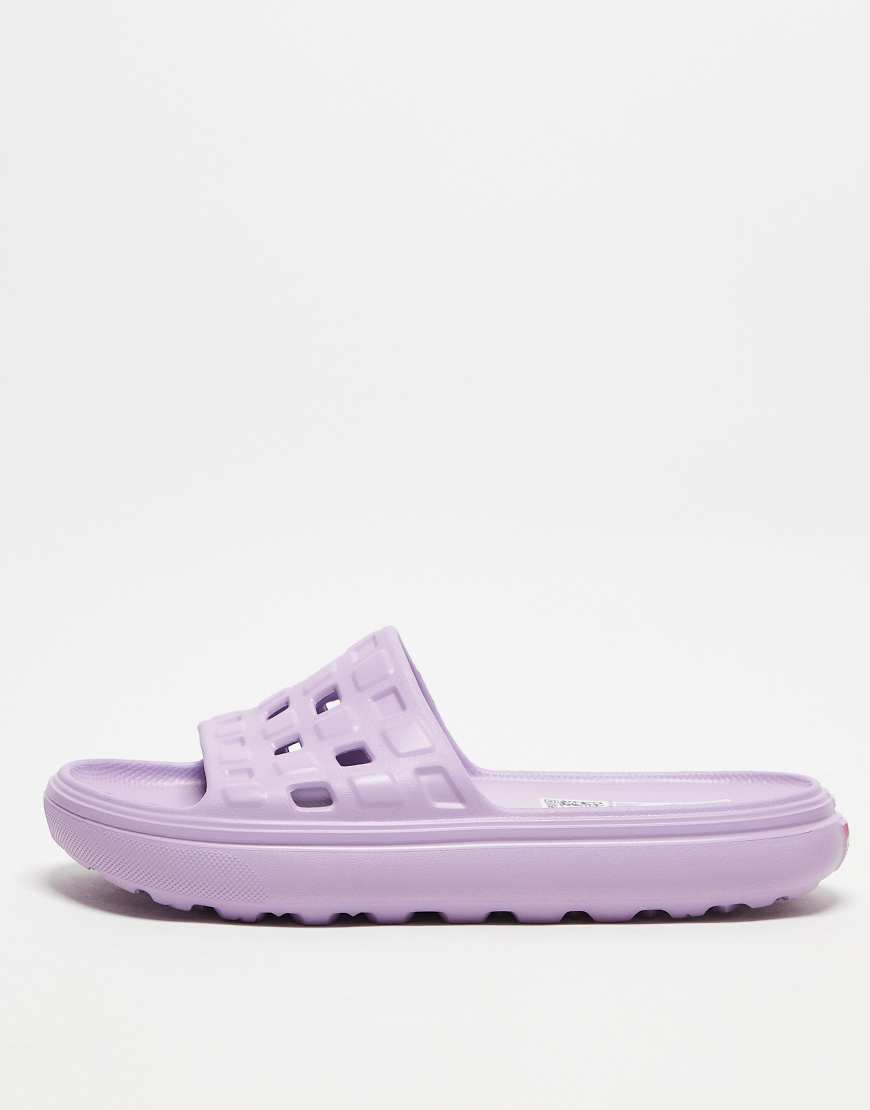 Vans Slide On VR3 cush sliders in light purple