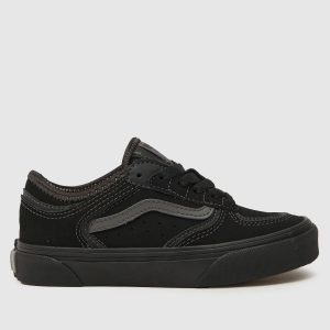 Vans black & grey rowley classic Junior trainers