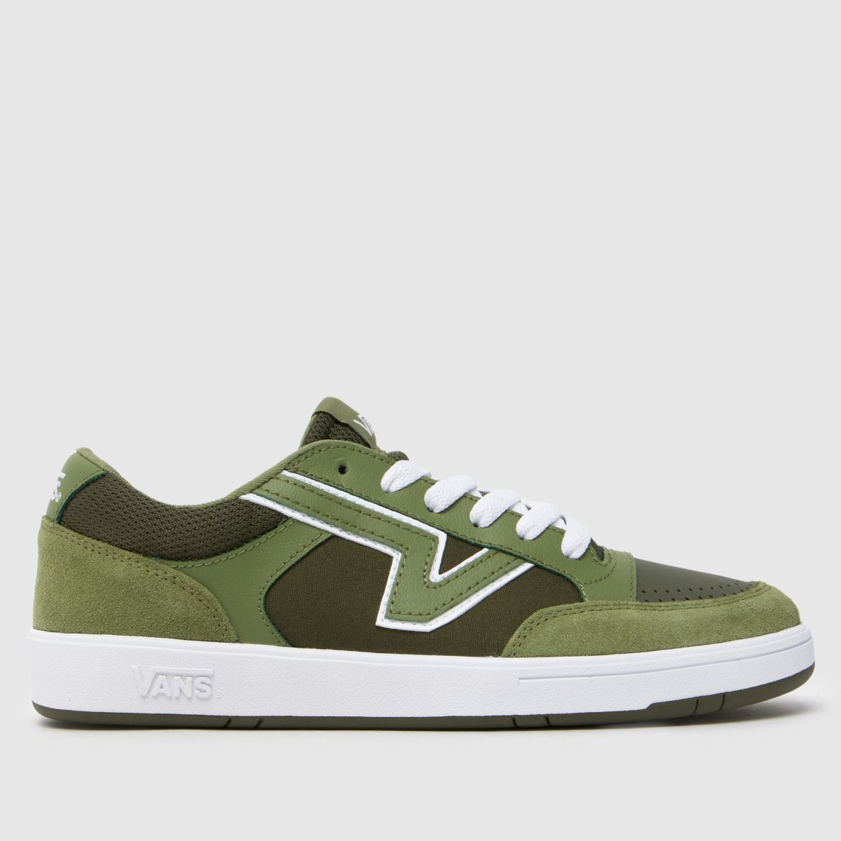 Vans lowland cc trainers in dark green