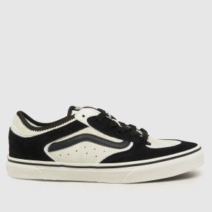 Vans white & black rowley classic Youth trainers