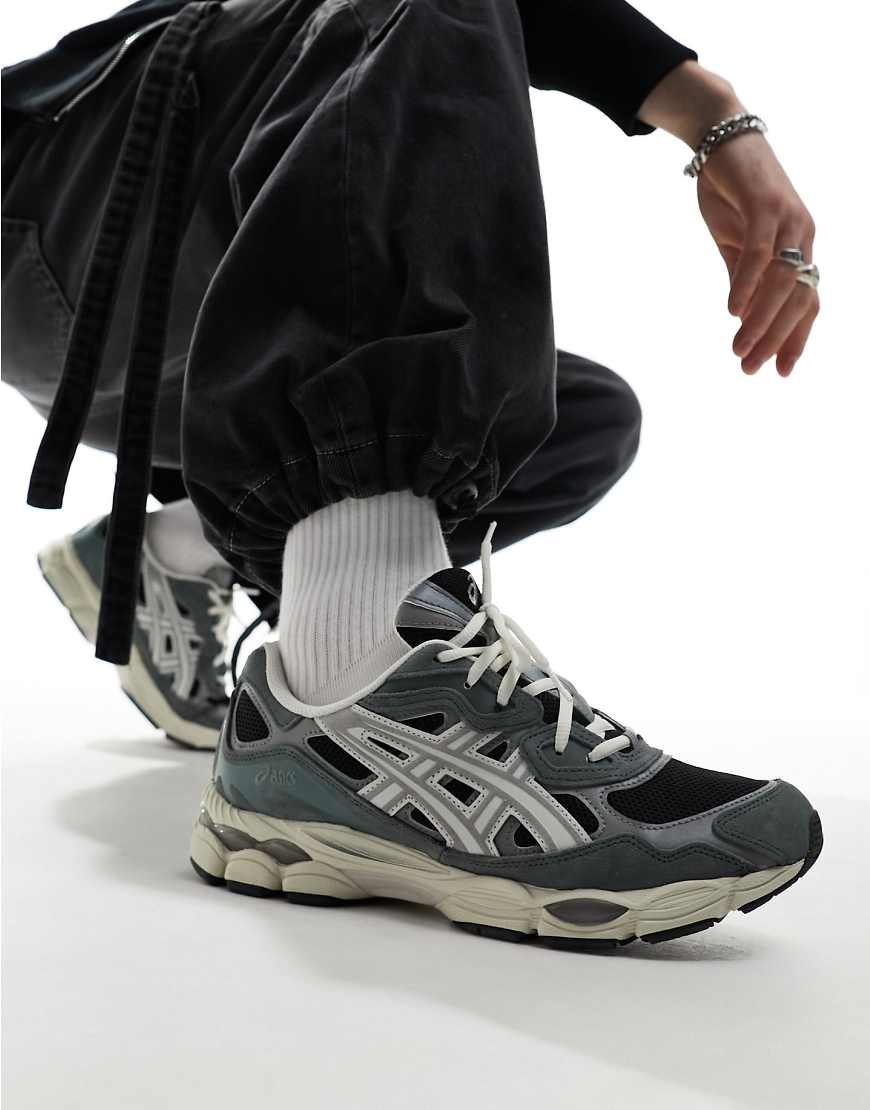 Asics Gel-NYC unisex trainers in black and cement grey Asics Gel-NYC unisex trainers in black and cement grey