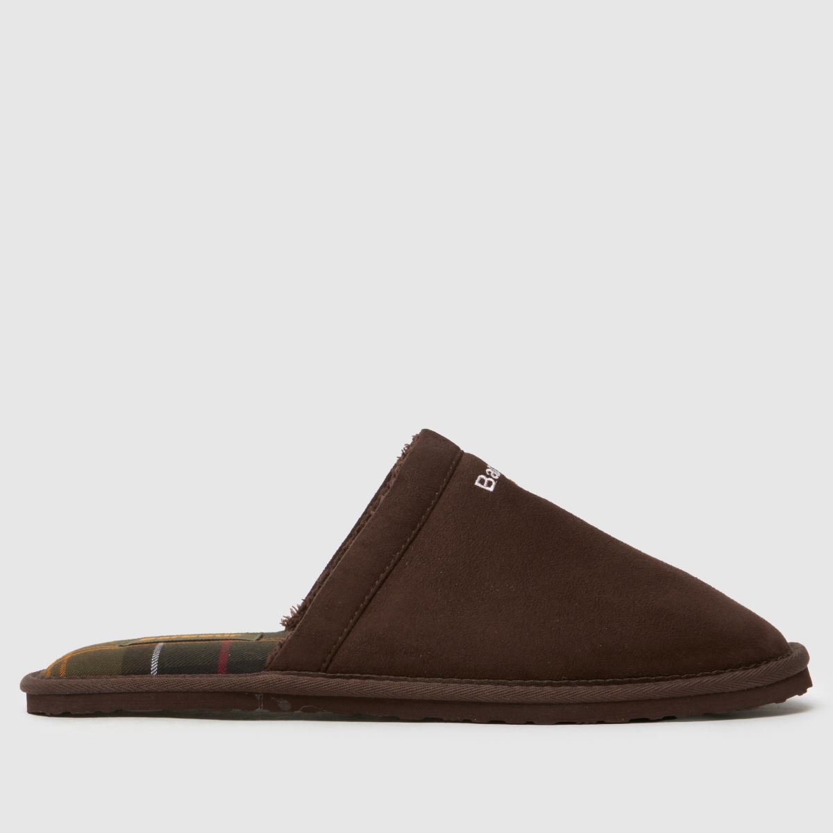 Barbour everitt mule slippers in brown