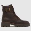 Barbour heidi commando boots in brown
