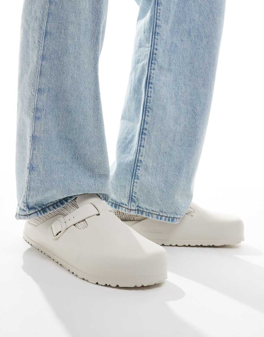 Birkenstock EVA Boston clogs in eggshell-White Birkenstock EVA Boston clogs in eggshell-White