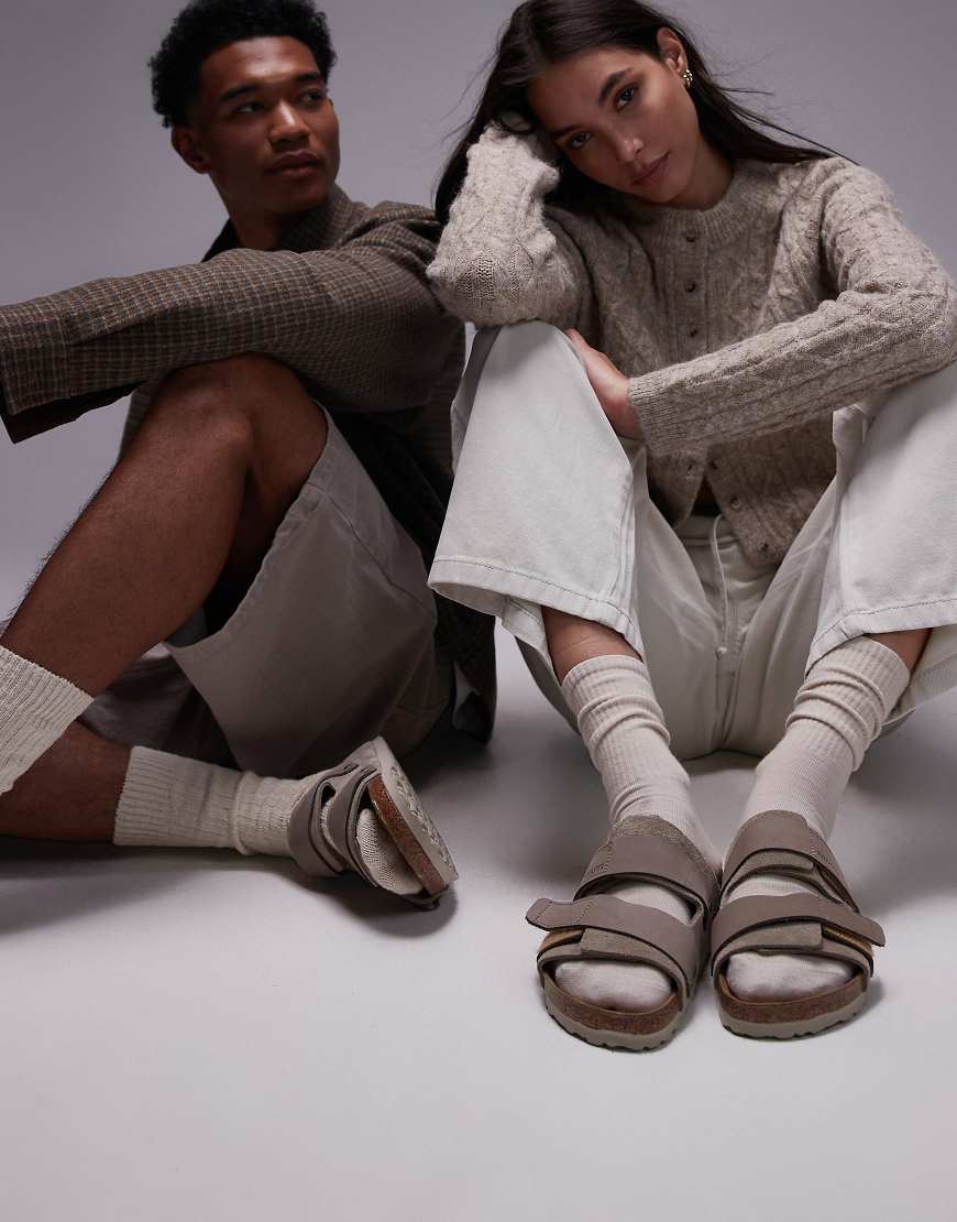 Birkenstock Unisex Uji sandals in taupe-Brown