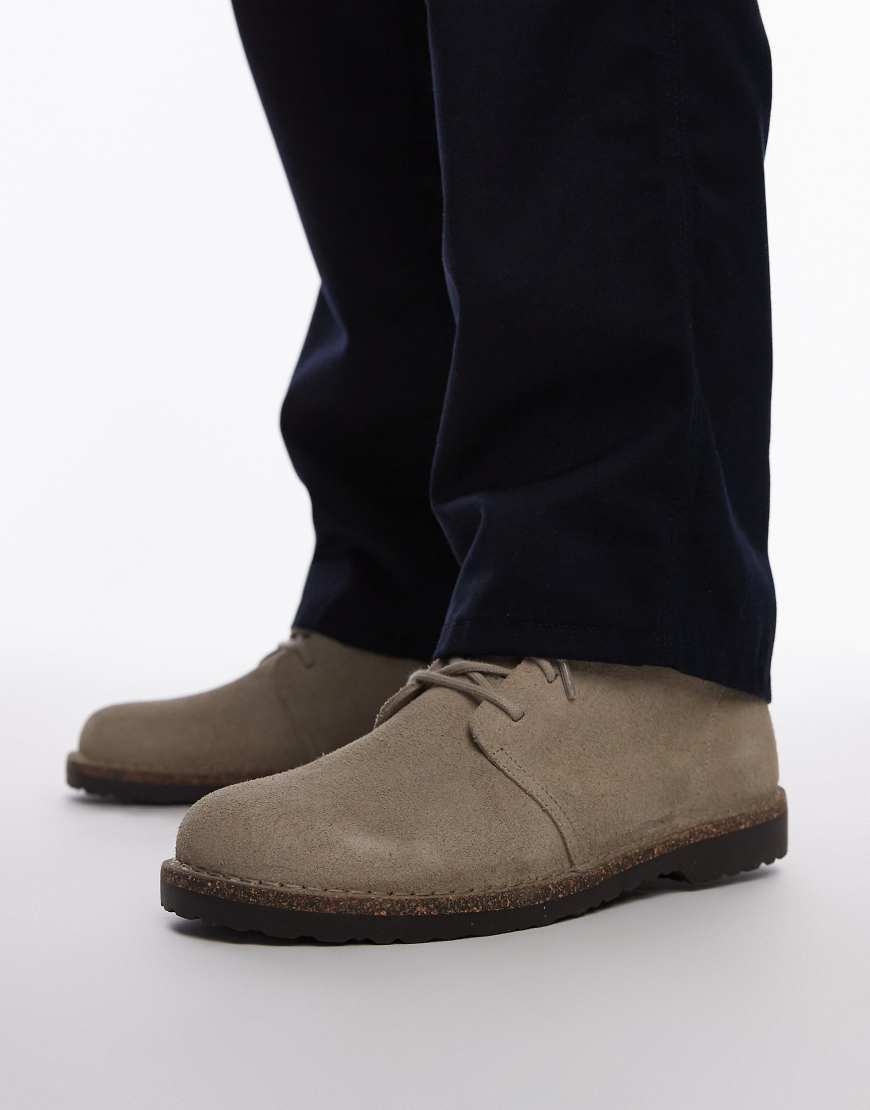 Birkenstock Uppsala lace up boots in taupe-Brown