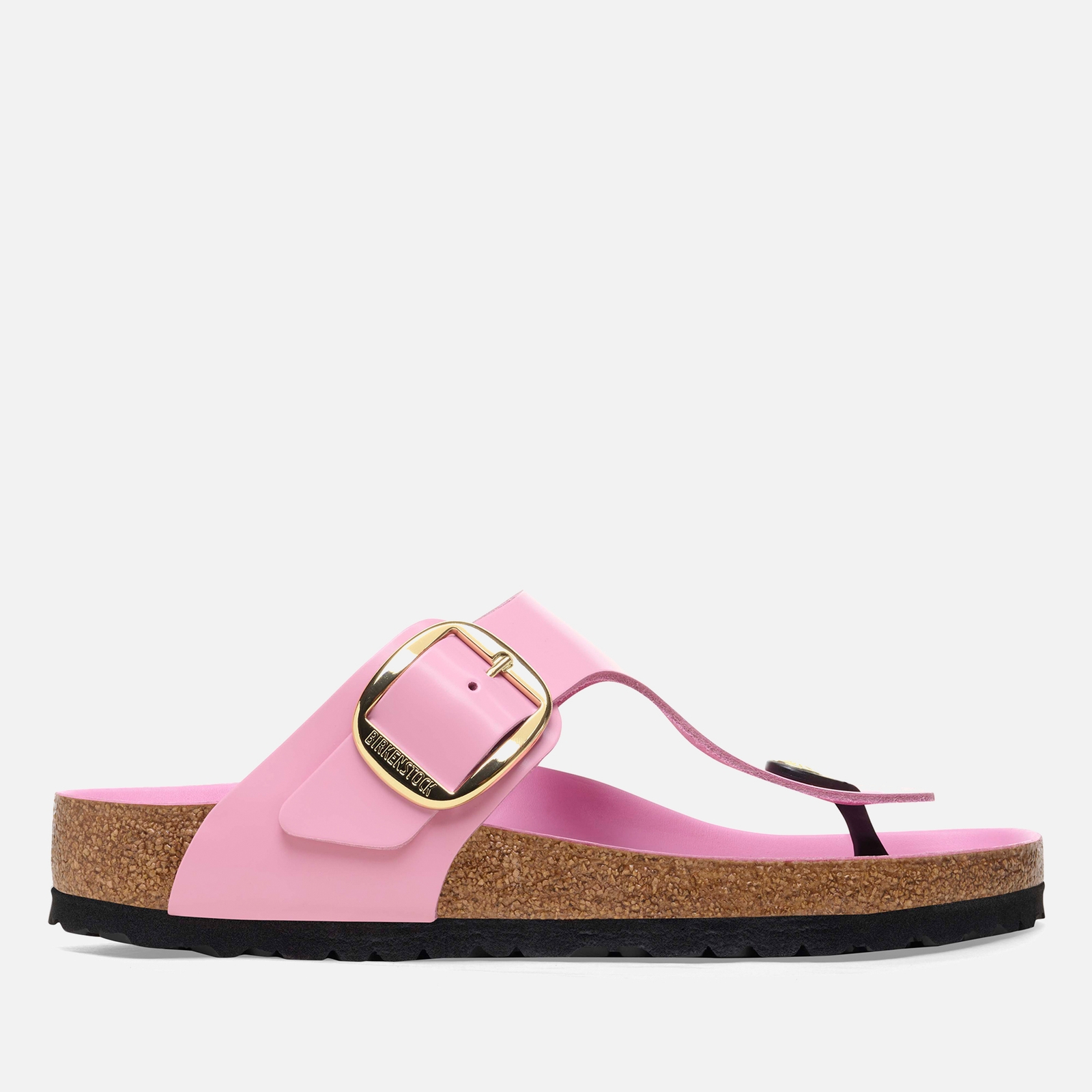 Birkenstock Women's Gizeh Big Buckle Patent-Leather Sandals - UK 5